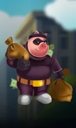 Gangsta Piggy: Hold and Win